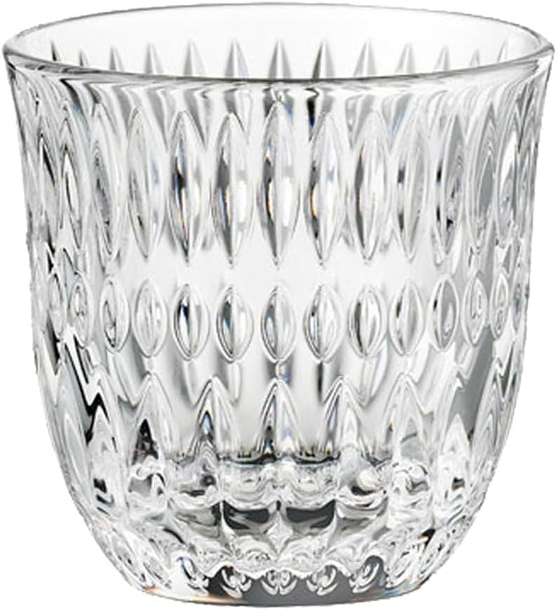 Nachtmann Ethno Barista Espresso Glass | Set of 2 Small Espresso Cup for Espresso, Doppio and ristretto | Made of Clear Crystal Glass | 3 Ounce Shot Glass | Dishwasher Safe, 104904