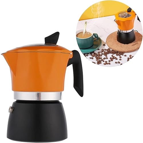 Miniatura 2 de IEASEkfh Coffee Pot Coffee Maker Aluminum Mocha Espresso Percolator Pot Coffee Maker Moka Pot Stovetop Maker Kitchen Coffeeware