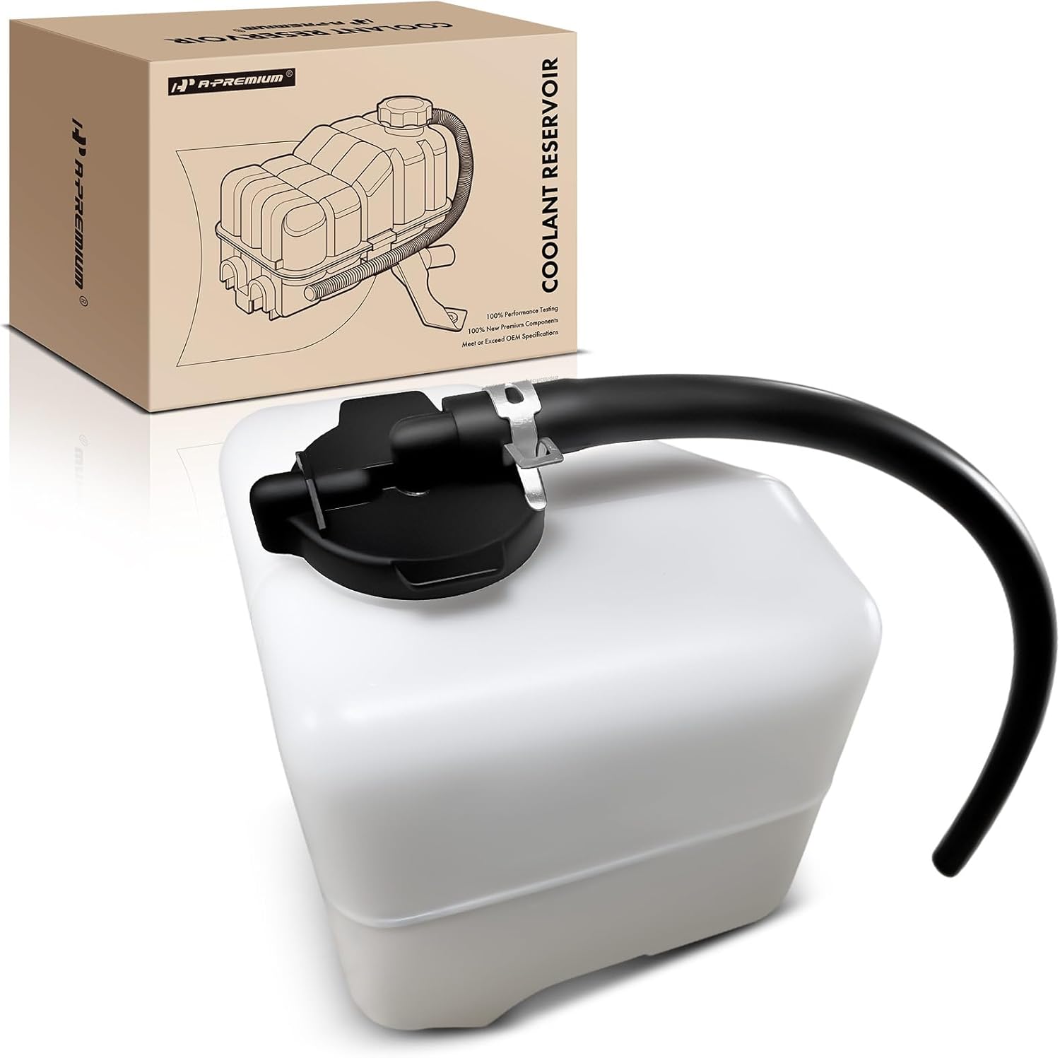 A-Premium Engine Coolant Overflow Recovery Reservoir Tank [with Cap & Hose] Compatible with Lexus GS300 2006, GS350 2007-2011, GS430 2007, GS460 2008-2011, 3.0L 3.5L 4.3L 4.6L