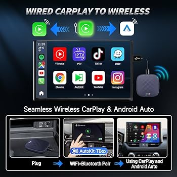 Amazon.com: CarlinKit CarPlay Ai Box Magic Box Android 13.0 System