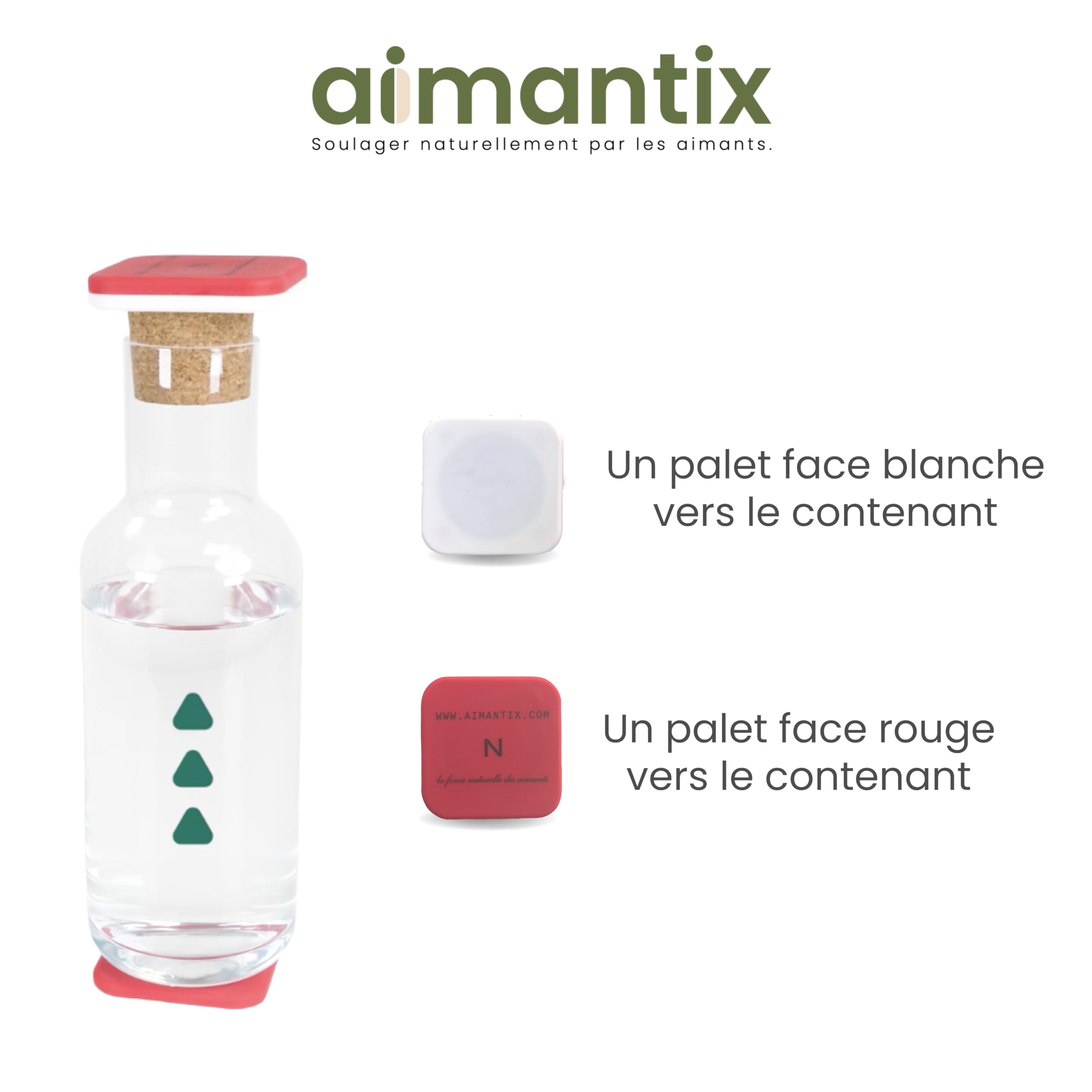 Imanes potentes para magnetizar el agua, hidratación óptima y beneficios terapéuticos, los palets magnéticos, imanes naturales para agua magnetizada