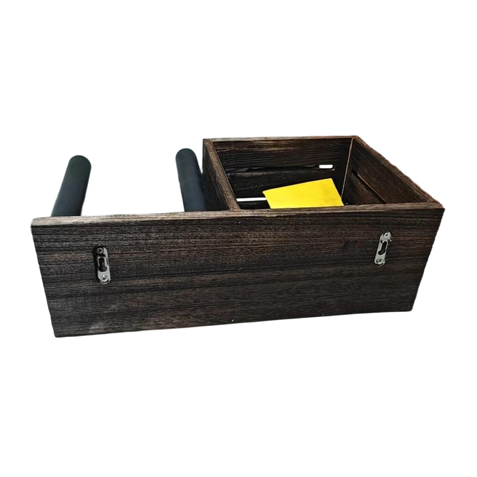 perfk Supporto da Parete per Racchetta da Tennis, Facile da installare, Contenitore per Palline in Legno per, Ufficio, Campo da Bar