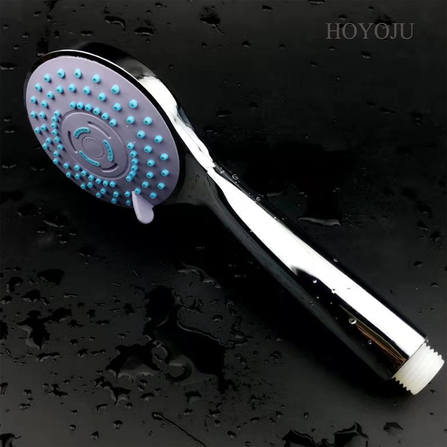 Handheld Showerheads High Pressure Water Saving showerheads 5 Mode Function 4 inch Face Spray Handheld Showers Join G1/2 interface 2.5 GPM High Flow Regulator and Pressure Optimization Chrome…