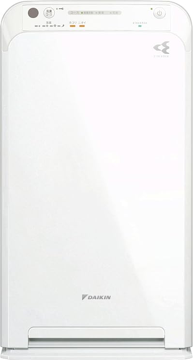 Daikin MC555A-W Air Purifier No Humidifier, 10 Years Filter Replacement Not Required, Compact, Streamer, Quiet, Easy to Clean, Fast Suction, Wall Installation, Living Room, Bedroom, Energy Saving, Viruses, Pollen, House Dust, Pet Hair, Odor, Allergens Dust Mites, Mold, PM2.5 Deodorizing