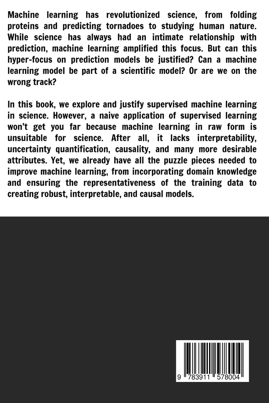 Supervised Machine Learning for Science: How to stop worrying and love your black box