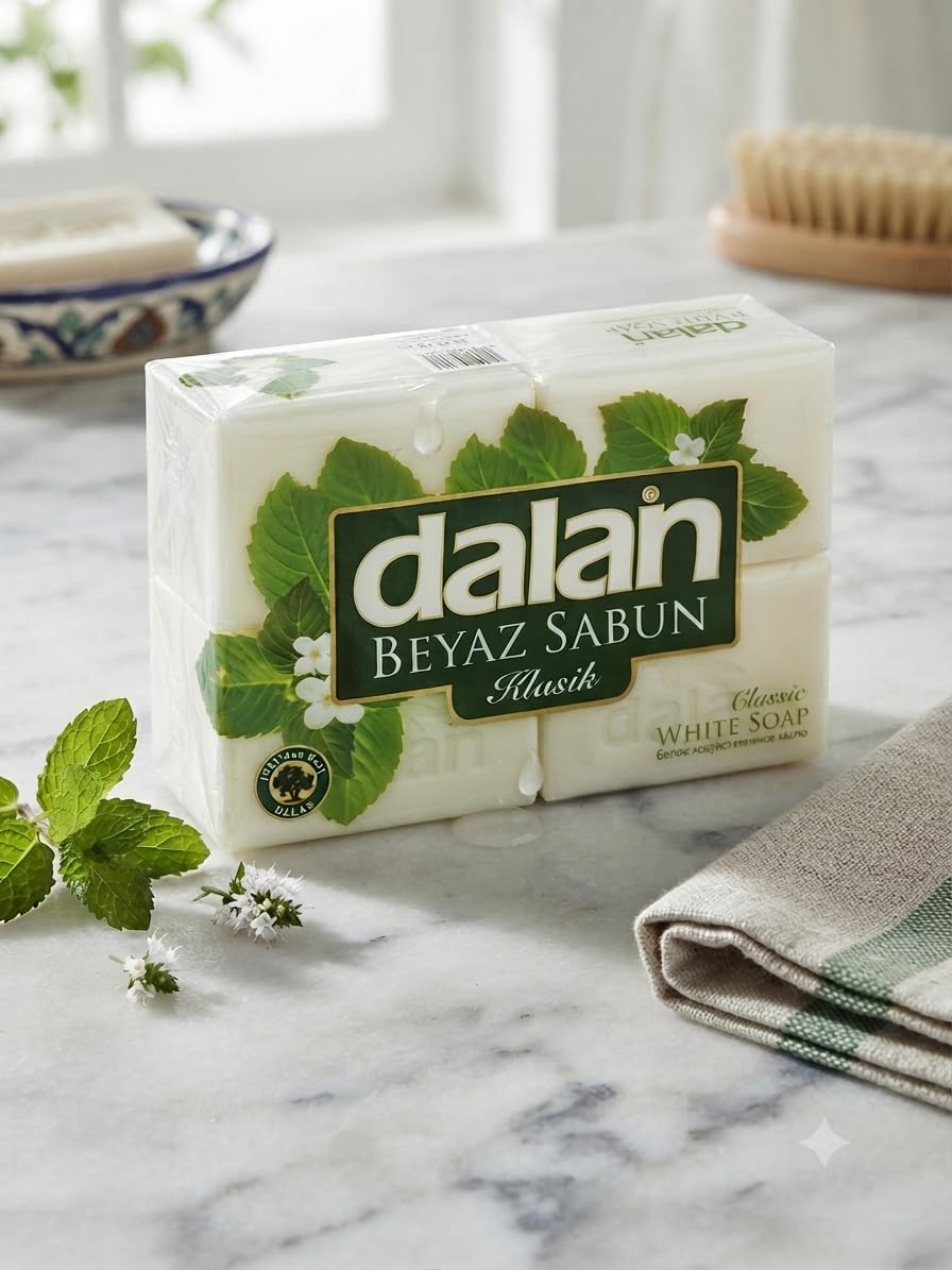 Dalan Geleneksel Saf Beyaz Banyo Sabunu Klasik 150x4 g
