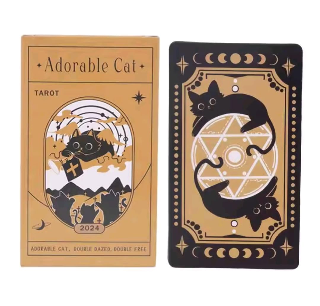 Amazon.co.jp: 愛らしい猫のカード,アドラブル・キャット タロット