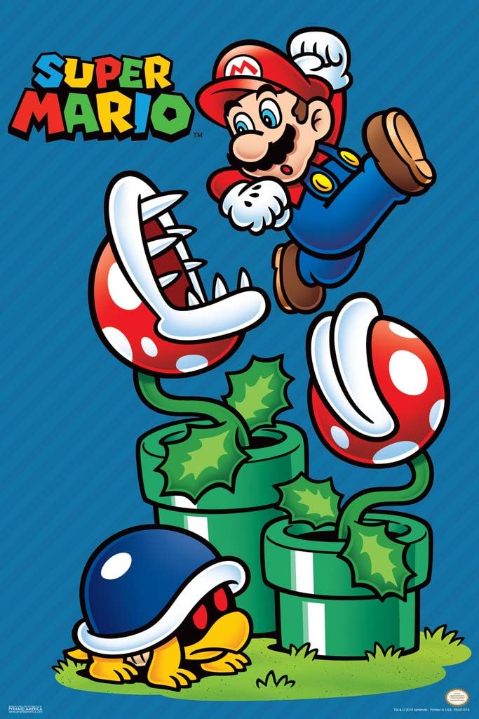 Buy Pyramid America Super Mario Bros Mario Jump Nintendo Cool Wall