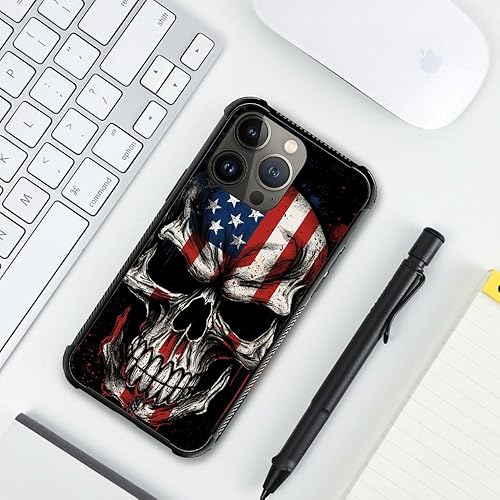 Vista 150 de Funda compatible con iPhone 13 Pro, diseño de patrón para iPhone 13 Pro, fundas para mujeres y niñas, Betsy Ross 13 estrellas de madera con bandera