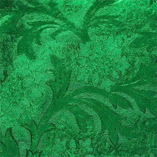 Oasis Supply Embossed Florist Foil, No Backing, 20IN x 50FT, Emerald Green 1 roll