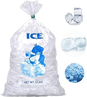 Ice Bags 5LB - 1000 Bags - LDPE - 9"x18" – 1.25 mil Thick – Durable Clear Storage for Freezer, Commercial Use, Machine-Compatible, Food-Grade Material – AssurePak 5LBICELDWF