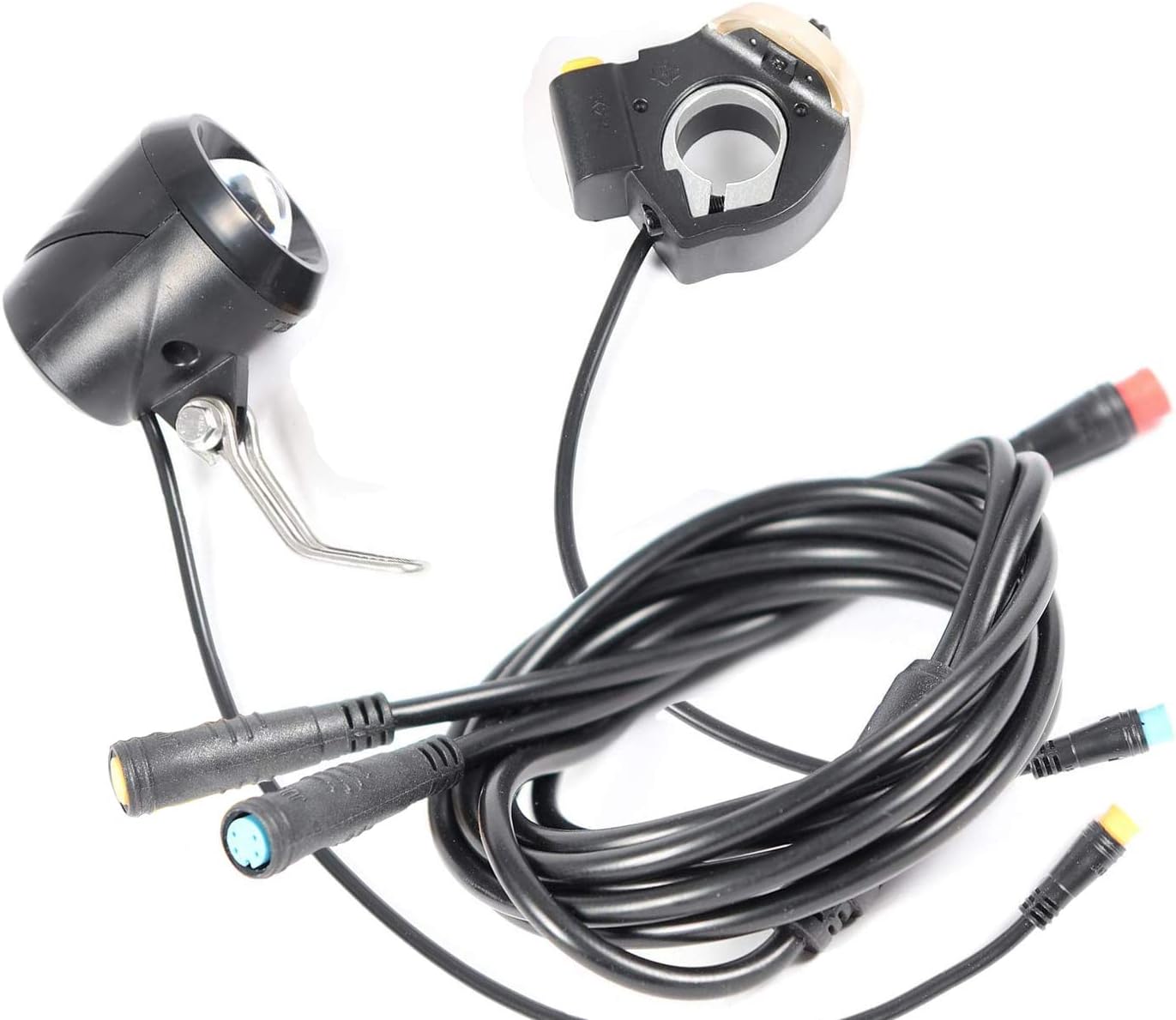 eBike Headlight and Horn with 2 pin Waterproof Julet Type Connector