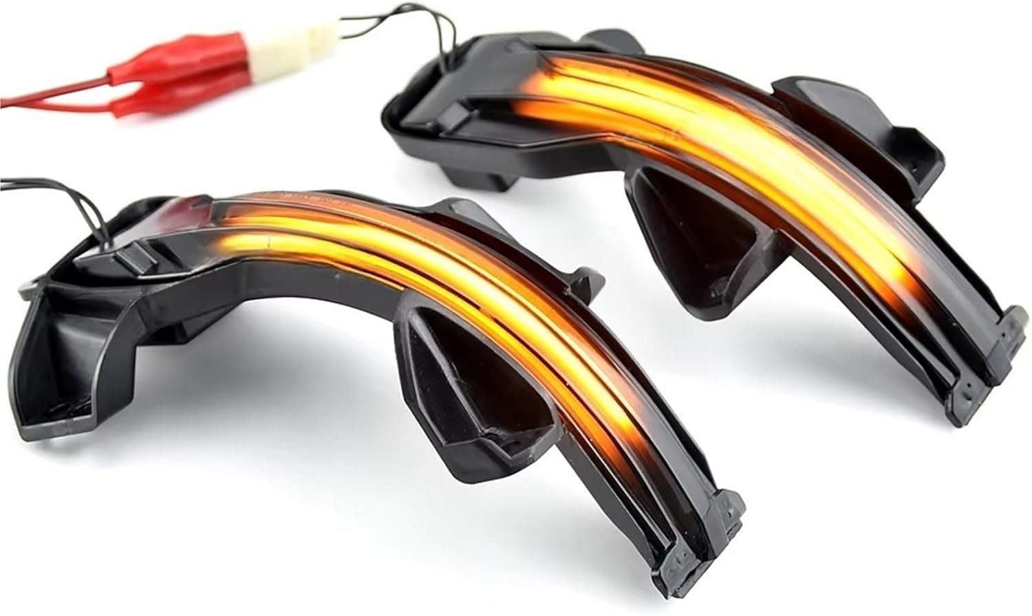 Compatible With I3 2014 2015 2016 2017 2018 ダイナミックターンシグナルサイドミラーシーケ バックミラーインジケーター  2個 LED 車用 DRL デイタイム ランニング ライト イエロー ウィンカー ライト付き ために C LED シーケンシャル インジケーター 2個  LED DRL + ... バックミラーインジケーター 2個 LED 車用 DRL デイタイム ランニング ライト イエロー ウィンカー ライト付き ために C