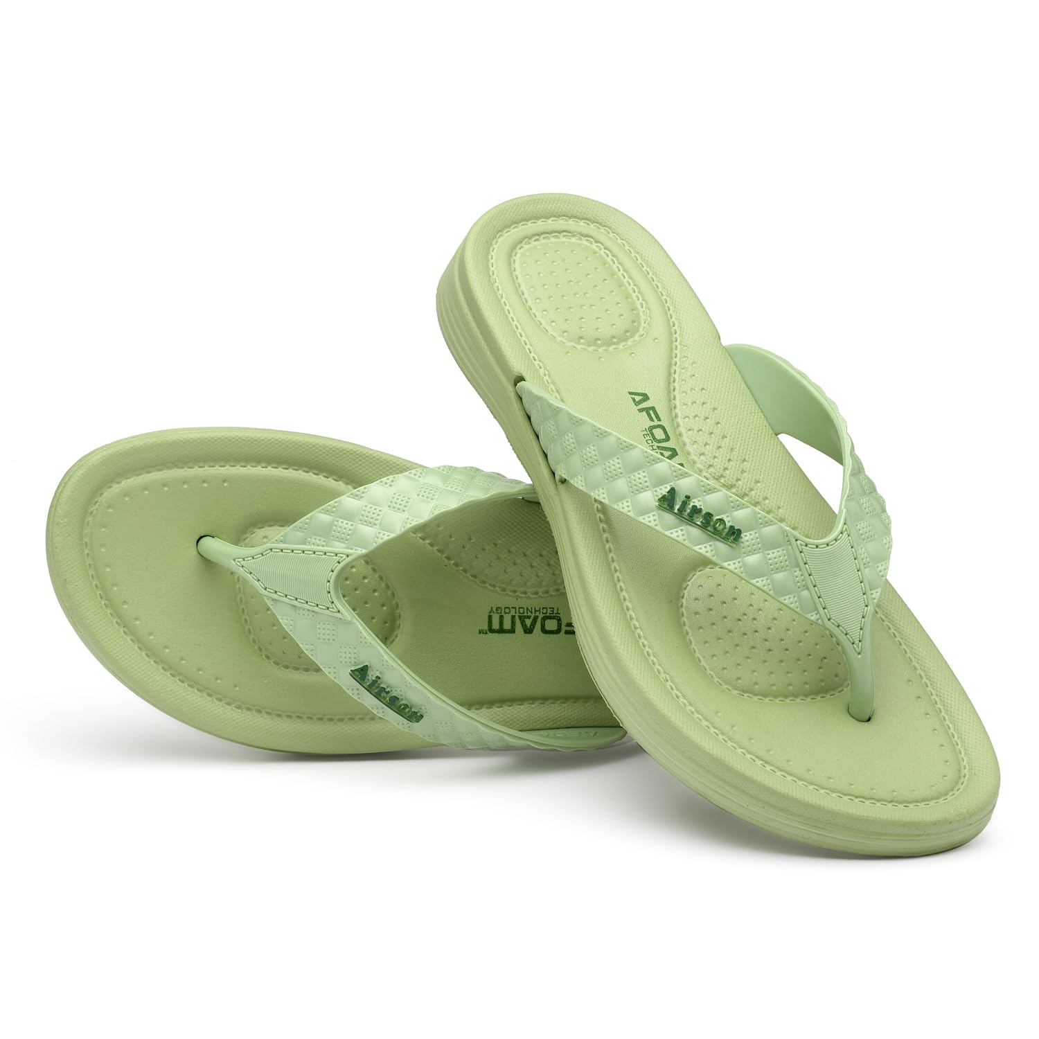 AIRSON AL-26 Slipper for Women | Orthopedic, Diabetic, Pregnancy | Soft and Comfortable |Slides, Flip-Flops, Slippers, Chappals | Non-Slip | For Ladies and Girls (OLIVE, 8) (B0CWY75RBK) Amazon Price History, Amazon Price Tracker