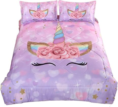 amazon unicorn comforter set