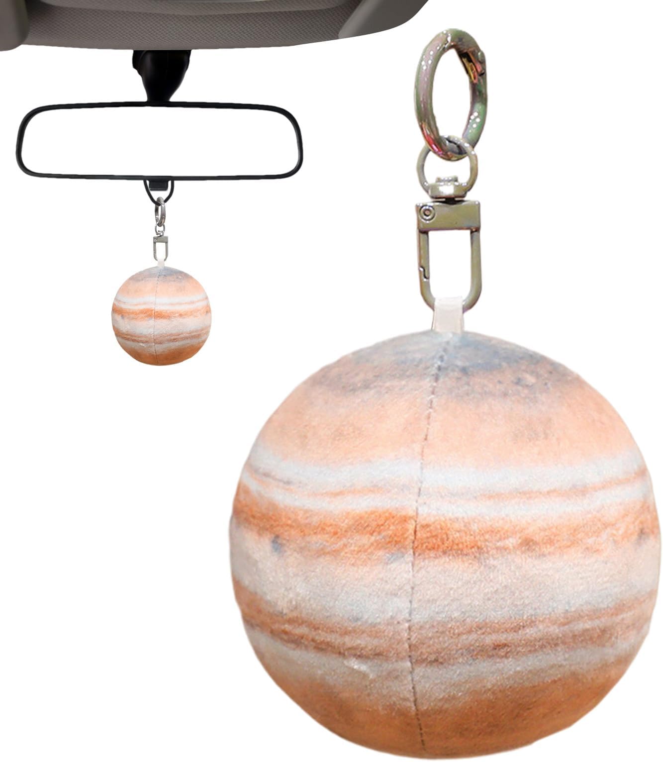 Planet Plush - 2.95 Inch Hangable Stuffed Solar System - Planet Plush Toy,for Handbag Coin Purse Jewelry Wallet Backpack Women Men Girls Boys