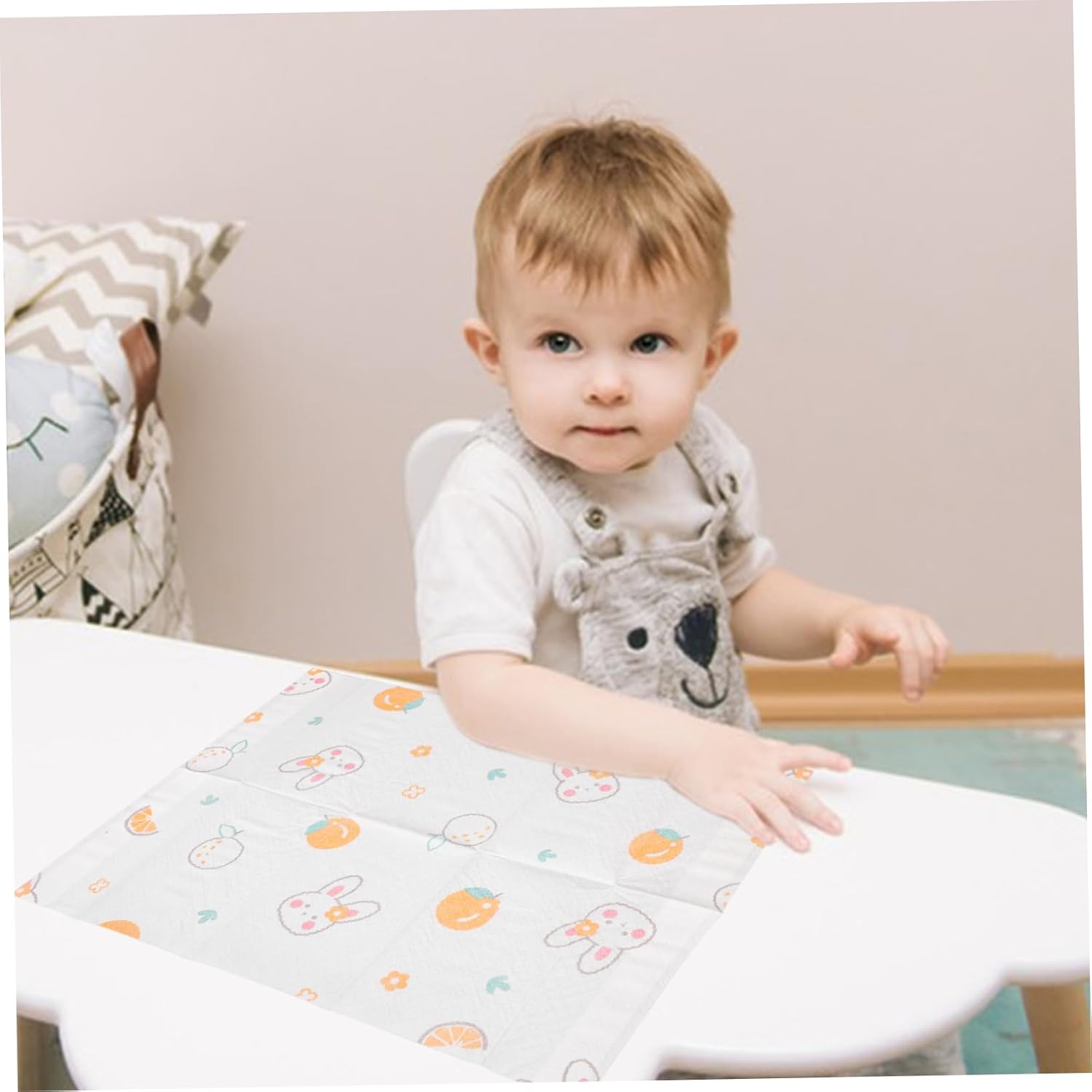 Ciieeo 10pcs Disposable Baby Placemats Cartoon Table Mats for Boys and Girls Portable Oil-Proof Dining Mats for Travel Home Use and Restaurants