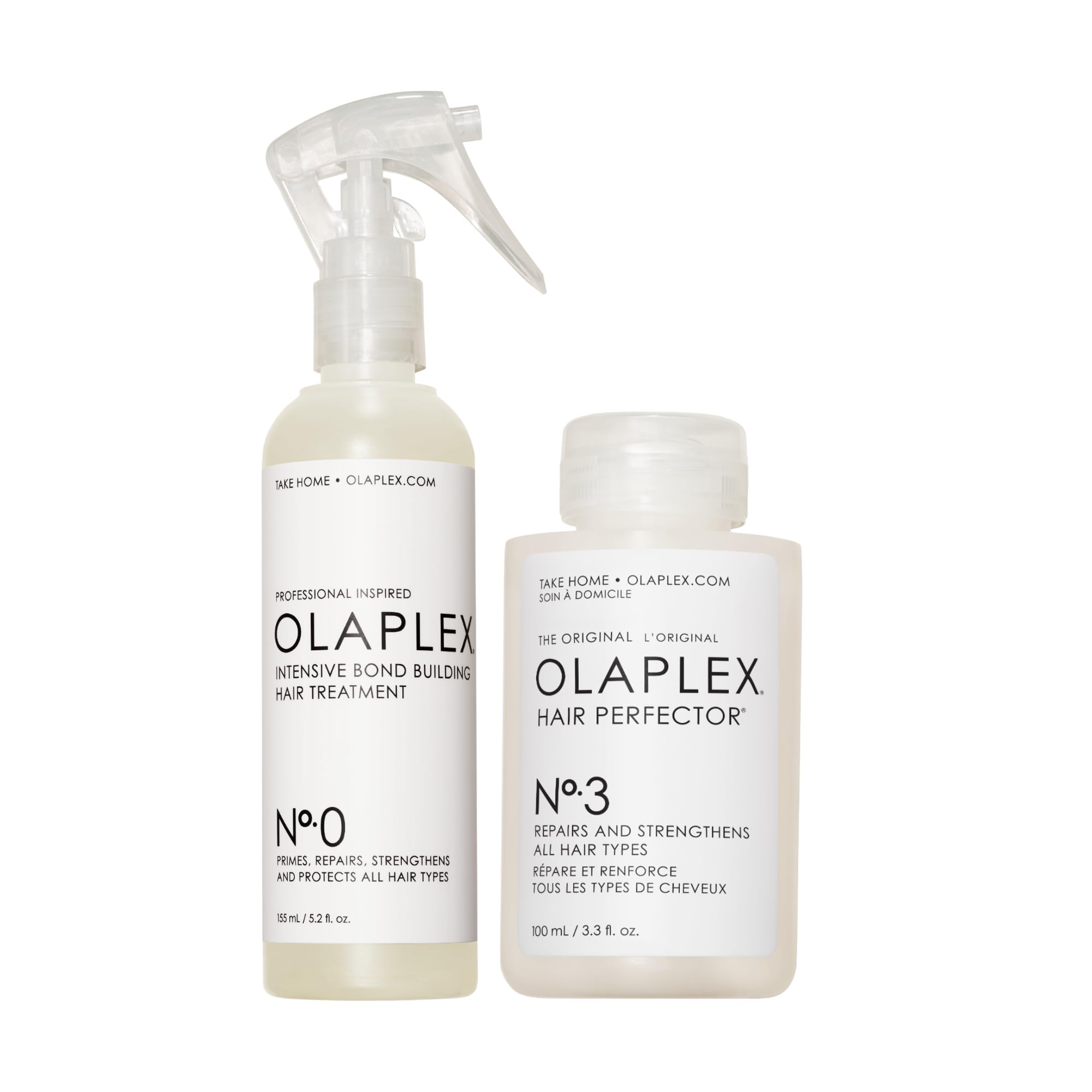 No.3 Hair Perfector & Nº.0 Intensive Bond Building Hair Treatment Bundle