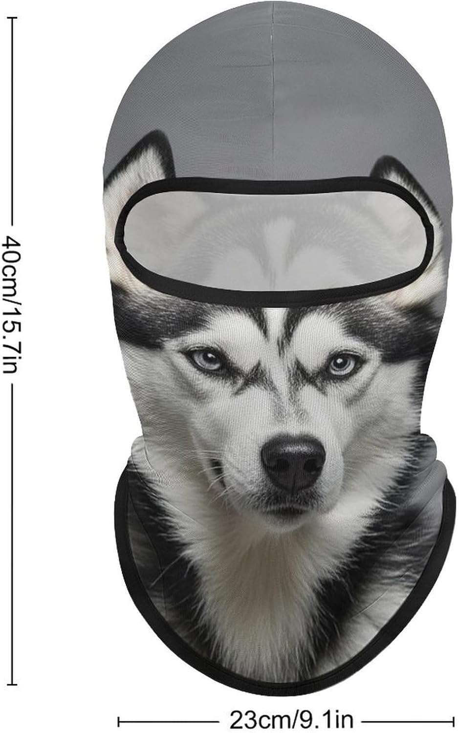 Balaclava Face Mask for Men Women Sun Protection Full Face Cover | Breathable Husky Dog Full Face Mask Windproof Ski Mask Motorcycle Helmet Lining for Outdoor Sport Cycling