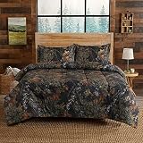 Boston Linen Company New Break Up Polycotton 80 GSM 3-Piece Comforter Set, Percale Weave, Super Soft