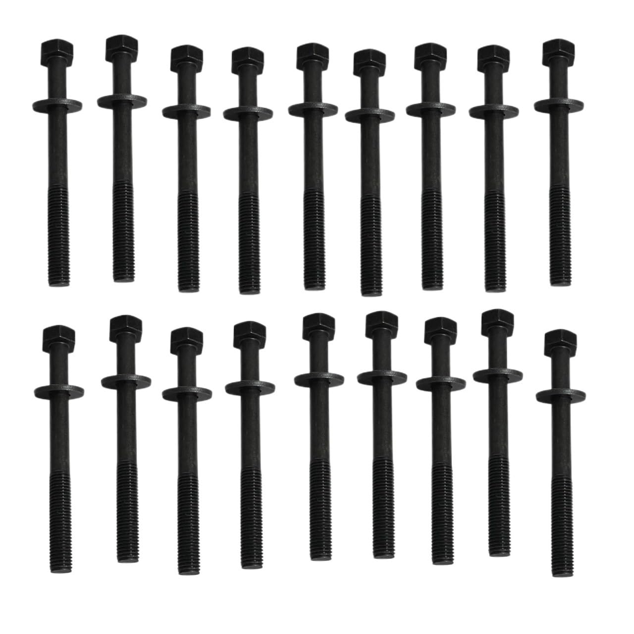 8982010190 18x Engine Cylinder Head Bolt Set Compatible with Isuzu 4JJ1 D-Max TFR85 2008-2020 04111-0C090