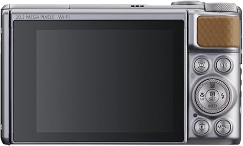 Canon PowerShot SX740 HS Silver — galinė pusė