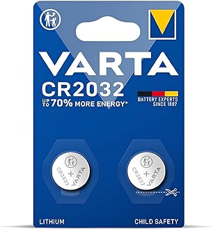 CR2032 Lithium Coin Battery for Long-lasting Performance (2-Pack)