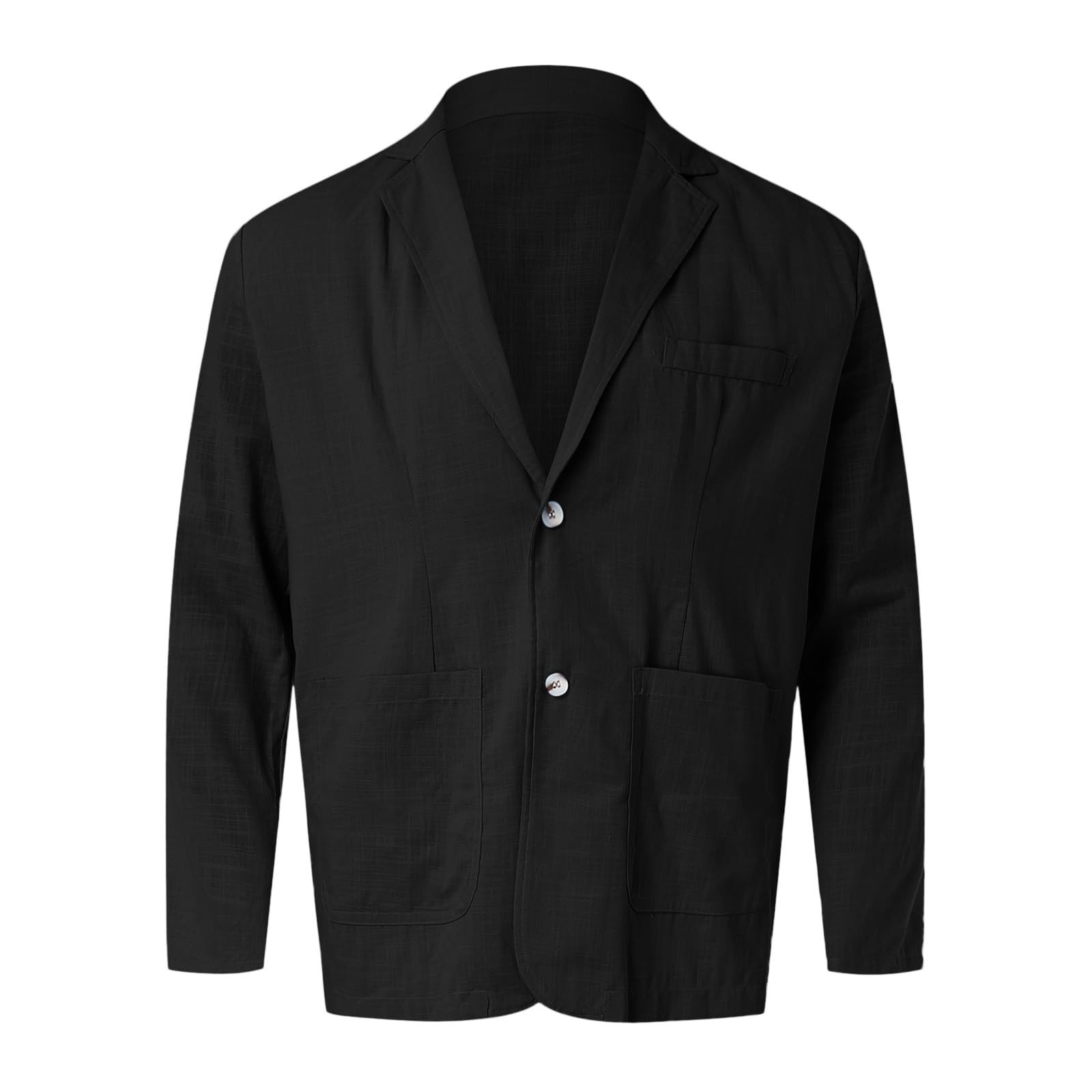 Blazer Homme Veste de Costume Slim Fit Deux Bouton Veston Blazer Homme Casual Elégant pour Mariage Business Soirée
