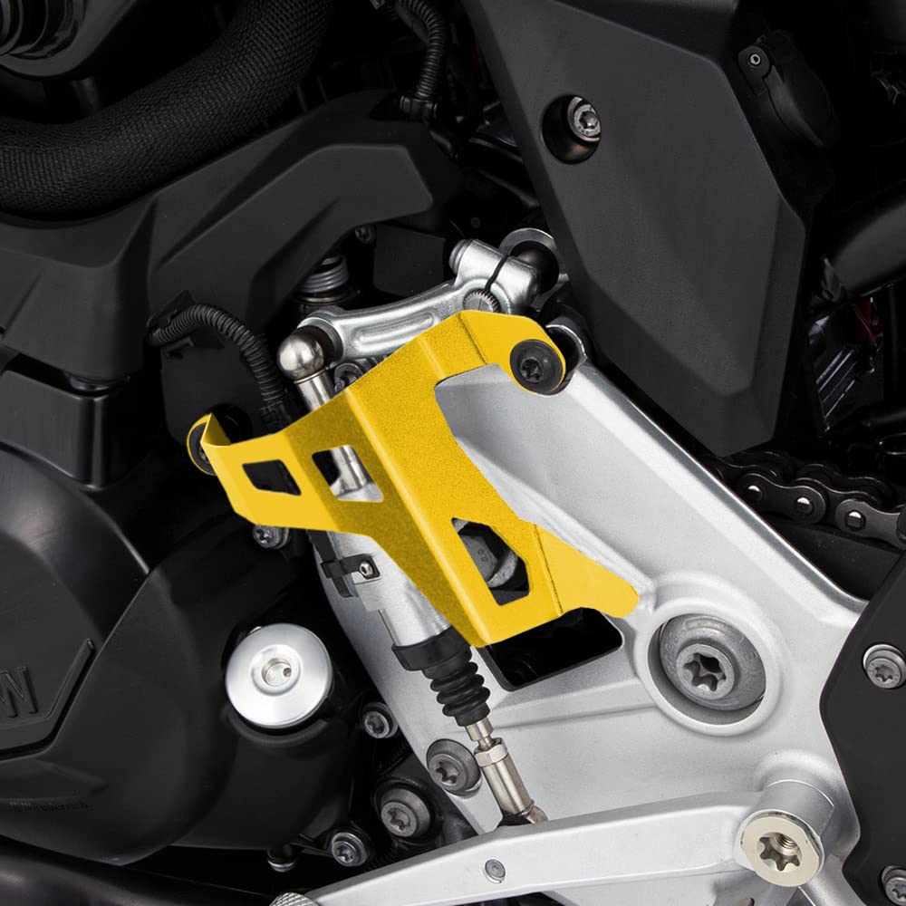 Modeer Compatible with BMW F900XR F900R 2020-2023 Motorcycle CNC Protection for The quickshifter Gear Shift Lever Cover Falling Protector f900 xr f 900 r Accessories (Gold)