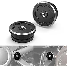 NICECNC 黑色摇臂孔插头框架孔盖与 Harley Sportster S RH1250S 2021-2024 兼容,替换为 47400133