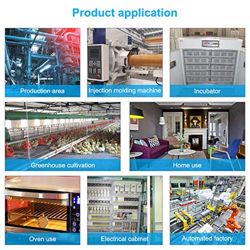 Termostato digital, 1 PCS resistente ao desgaste 220V 50HZ Temperatura Controlador, 4W Sensibilidade