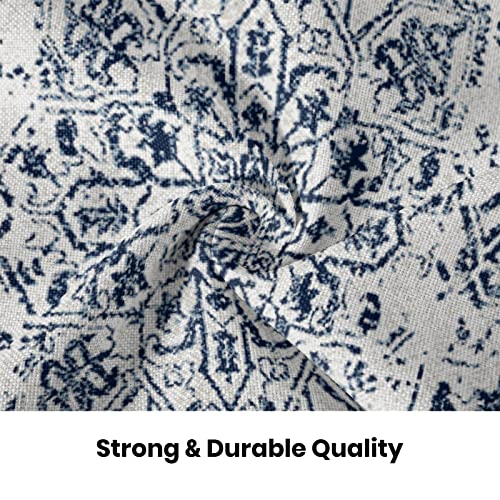 Betginy Boho Pillow Covers 18X18, Blue And White Ethnic Design Outdoor Decorative Throw Pillows For Couch, Carpet Pattern Decor Cushion Cover 2 Pcs Farmhouse Linen Pillowcase For Bed Car Safa #TOP6