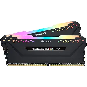 CORSAIR Vengeance RGB Pro DDR4 RAM 32GB (2x16GB) hasta 3200MHz CL16-20-20-38 1.35V Intel AMD Memoria de Ordenador de Sobremesa - Negro (CMW16GX4M2C3200C16)