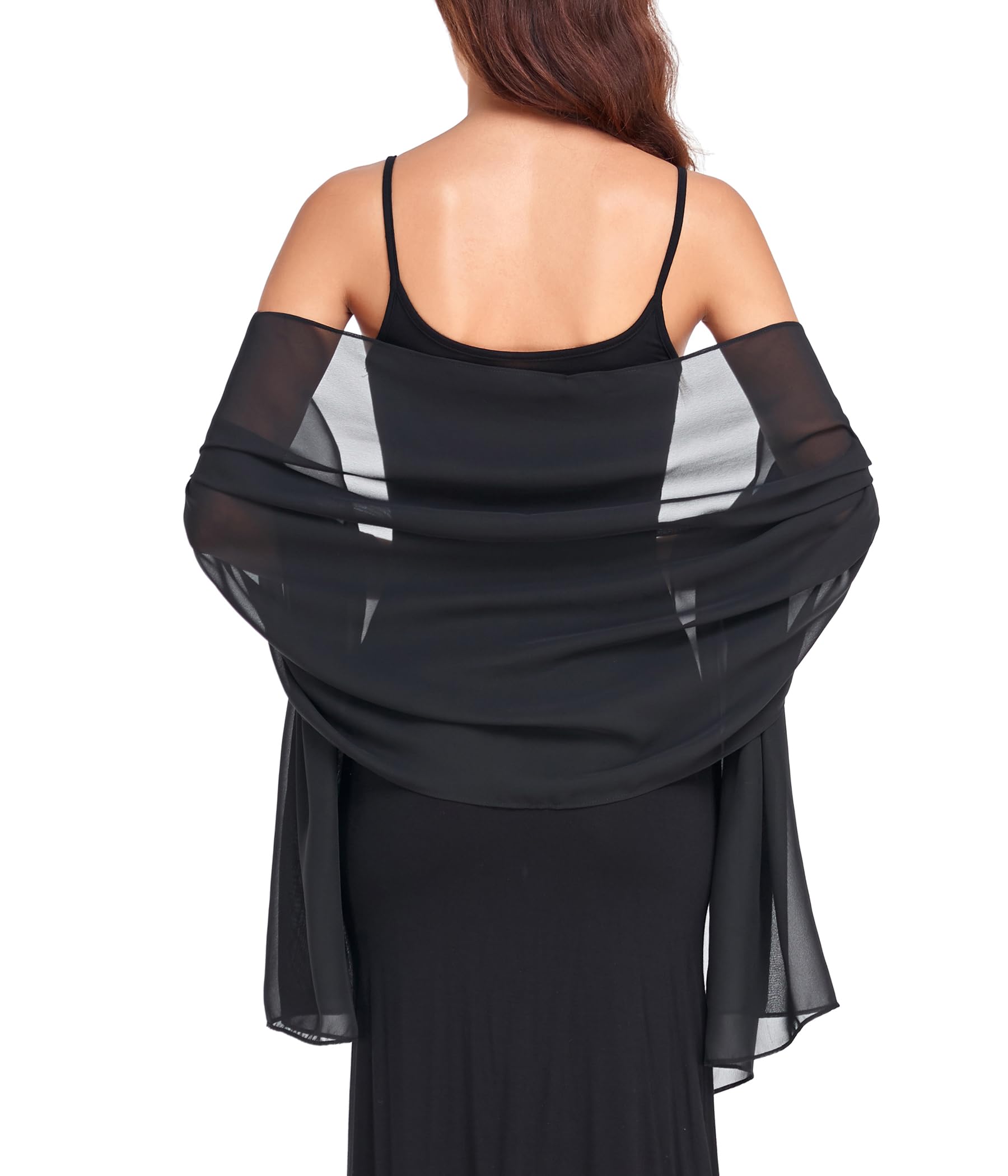 black shawl for formal dress Soiree Shawl ~ Black Chiffon Show Me Your Mumu
