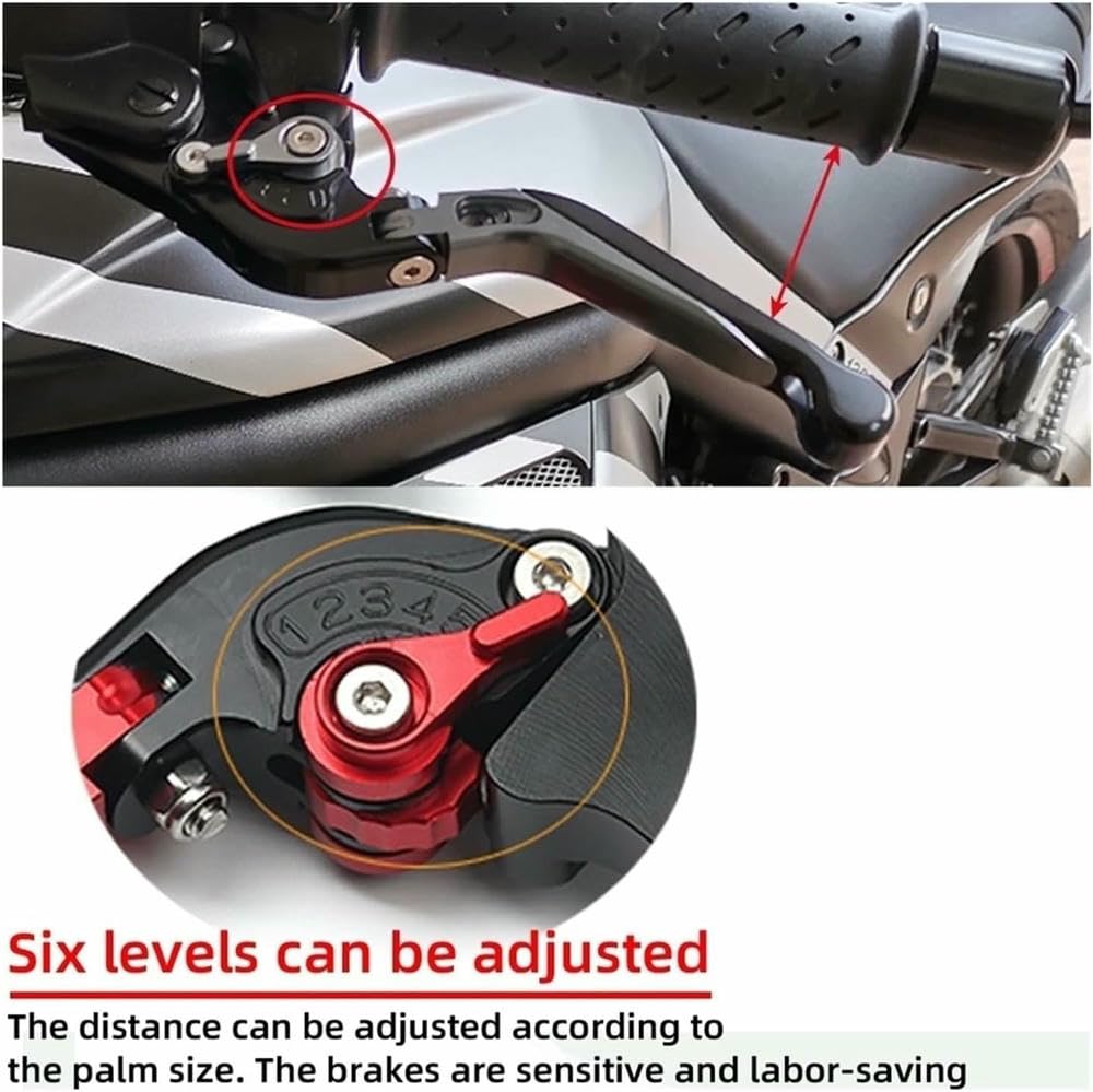 Levier De Frein d'embrayage De Moto pour Yamaha TRICITY 300/125 2014-2021 2020 2019 TRICITY300 Poignées De Guidon Extrémités