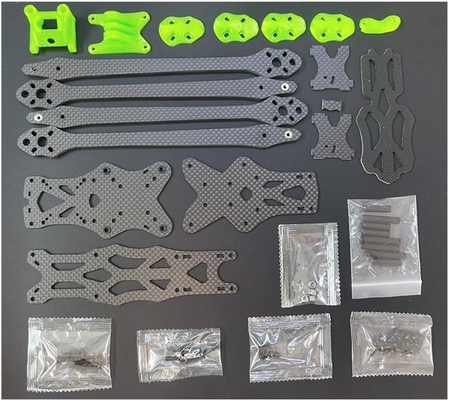 Fit for FPV Freestyle RC Racing Drone RC Frame Kit 8 Inch 362mm 9 Inch 390mm Carbon Fiber Quadcopter Frame 5mm Arm(8 inch No Print)