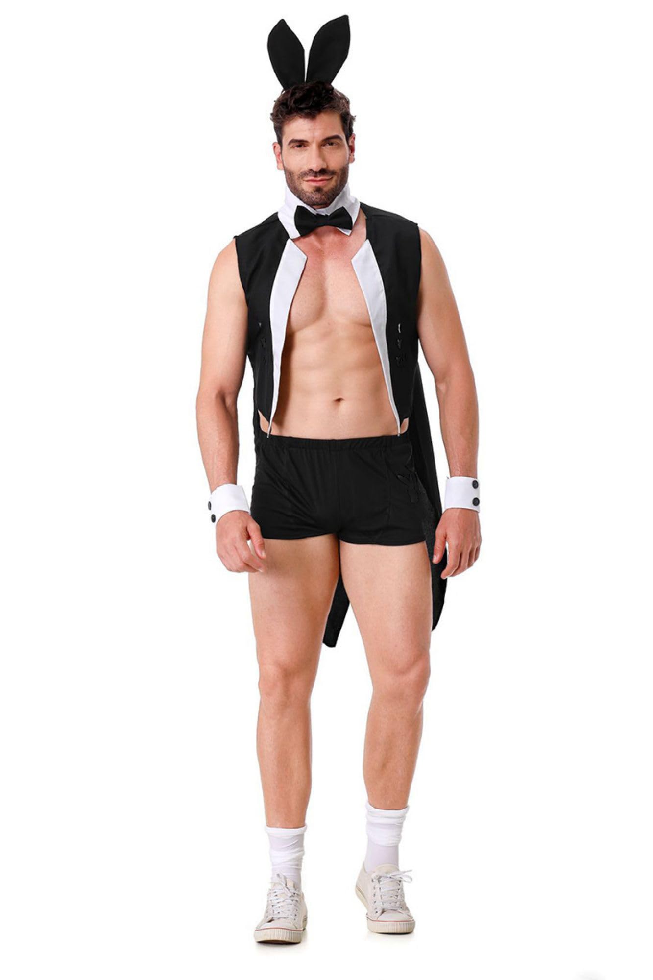 Męska seksowna bielizna cosplay zestaw do odgrywania ról bar zabawa dla dorosłych mundur klub nocny strój na imprezę
