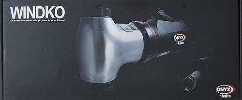 Miniatura 2 de Astro Pneumatic Tool WINDKO ONYX - Removedor de parabrisas de aire con 3 piezas, juego de cuchillas, escape trasero (las cuchillas surtidas se