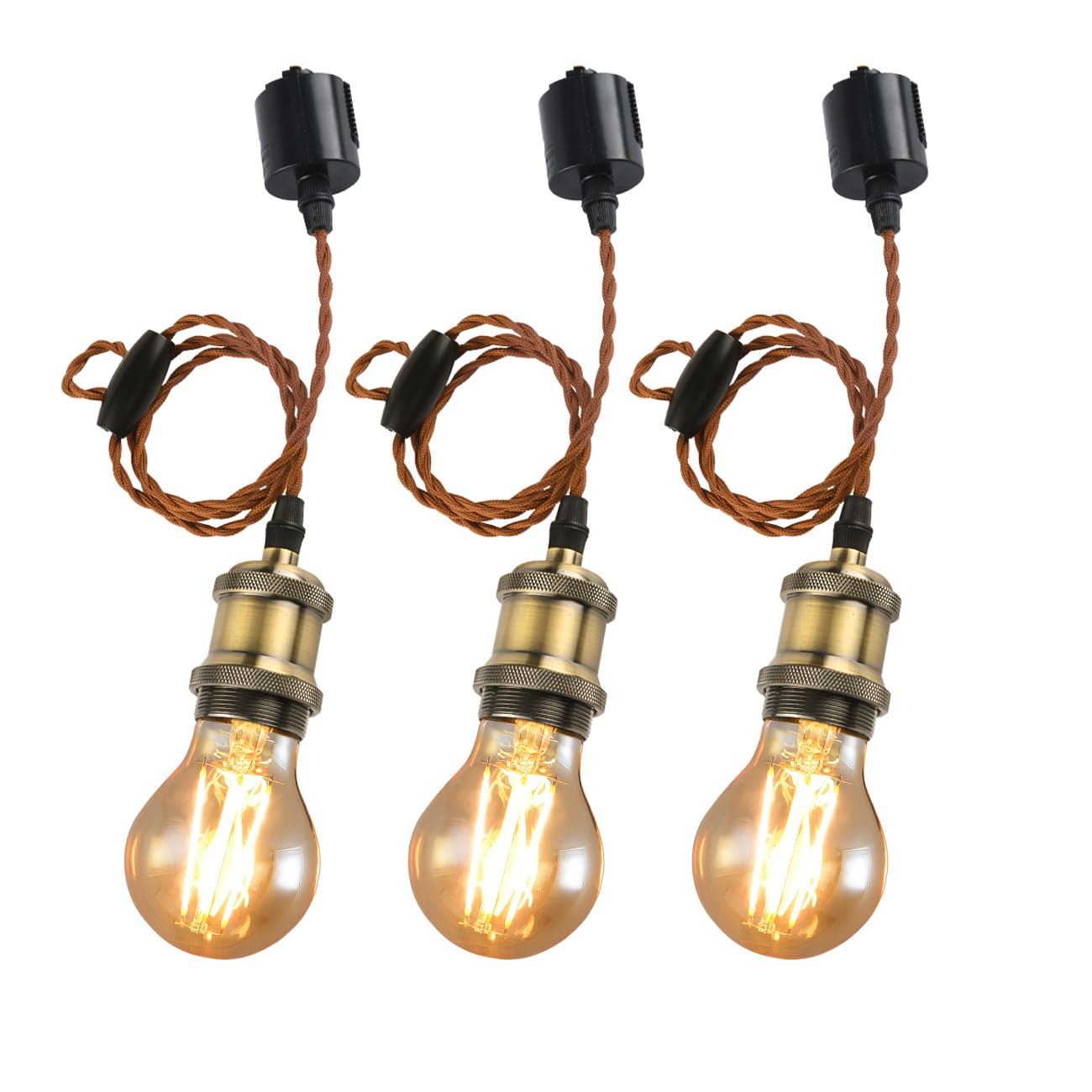 Amazon.co.jp: LVWIT ペンダントライト E26口金 LED電球付き