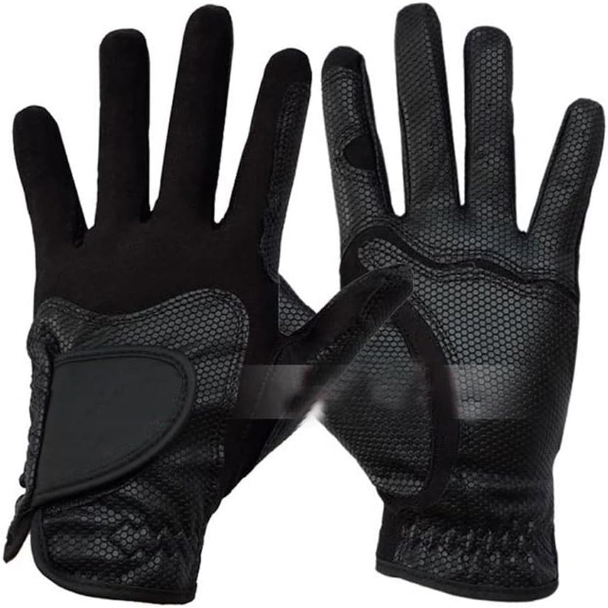 Men Golf Gloves Monochrome A Pair One Color 5 Color Non-Slip Gloves Sport Gloves and Accessorie (Color : B)