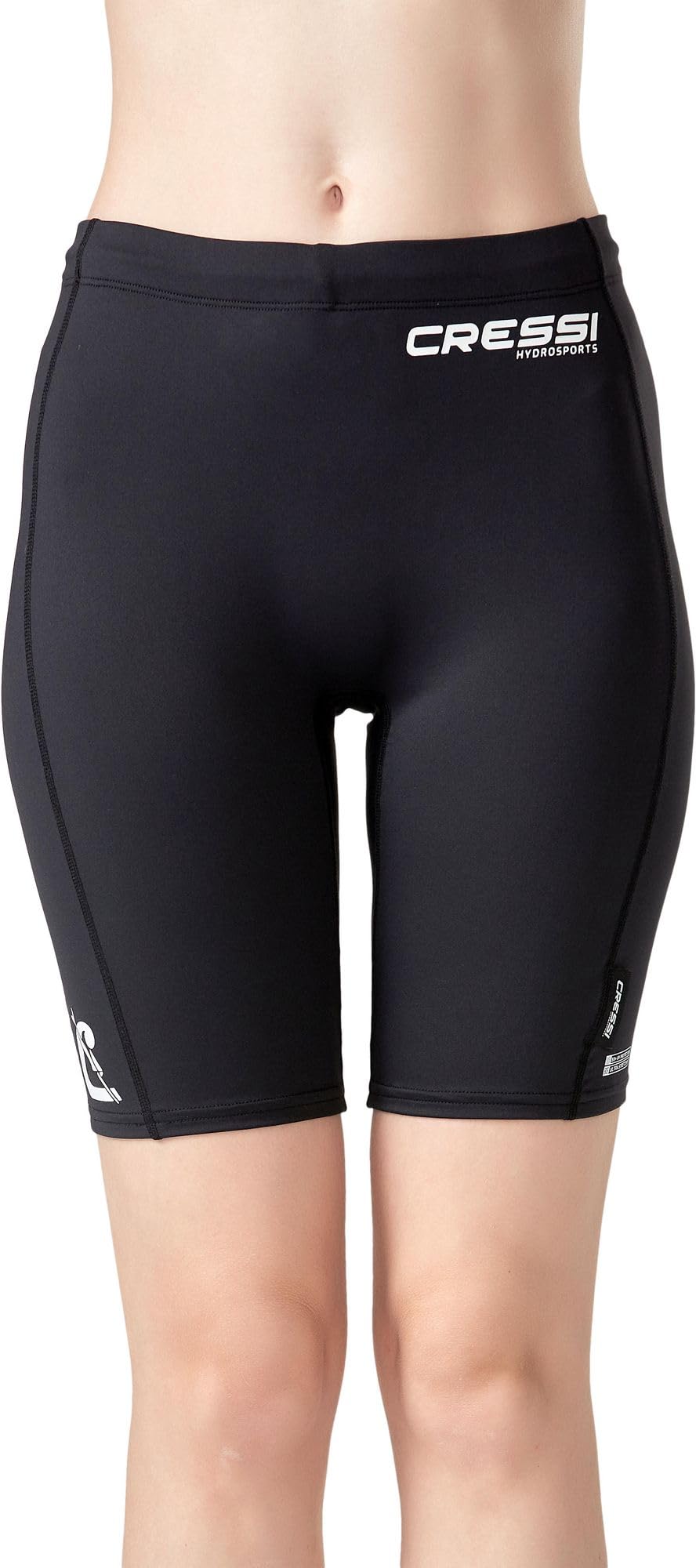 CRESSI Armor Rash Guard Shorts Lady - Frauen Rash Guard Shorts für SUP und Wassersport, Schwarz