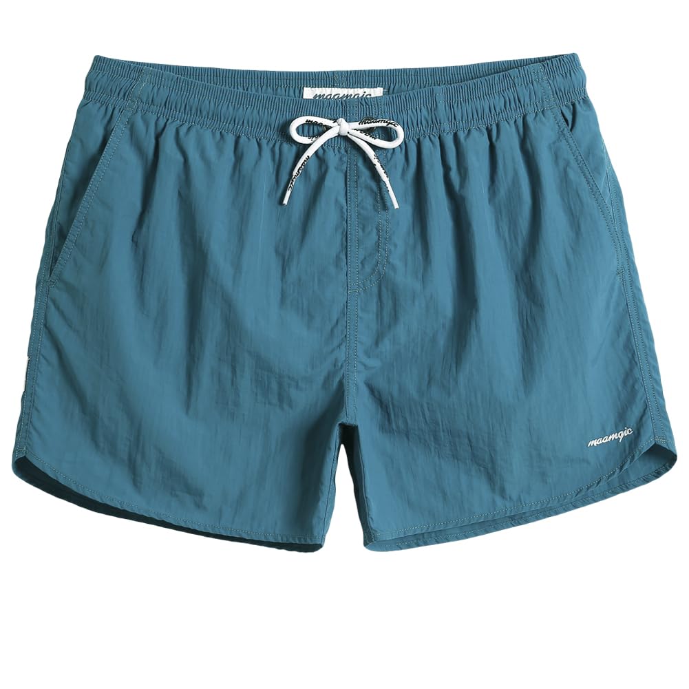 MaaMgic Mens Swim Trunks with Mesh Lining Quick Dry Mens Bathing Suit Shorts — view 23