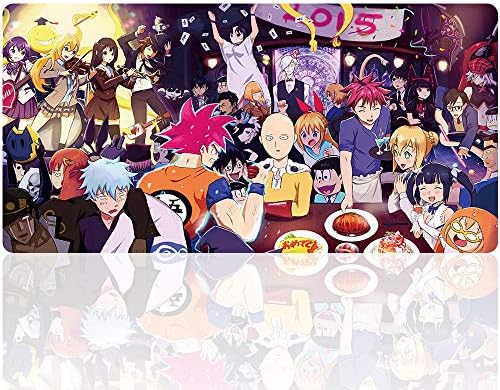Professional Game Mouse Pad Anti Slip Rubber Base - Stitched Edges Large Desk Mat - mice and keyboard mat HD Printing gaming mouse pad (35.4 x 15.75 x 0.1inch) (9040 dajiheA04)