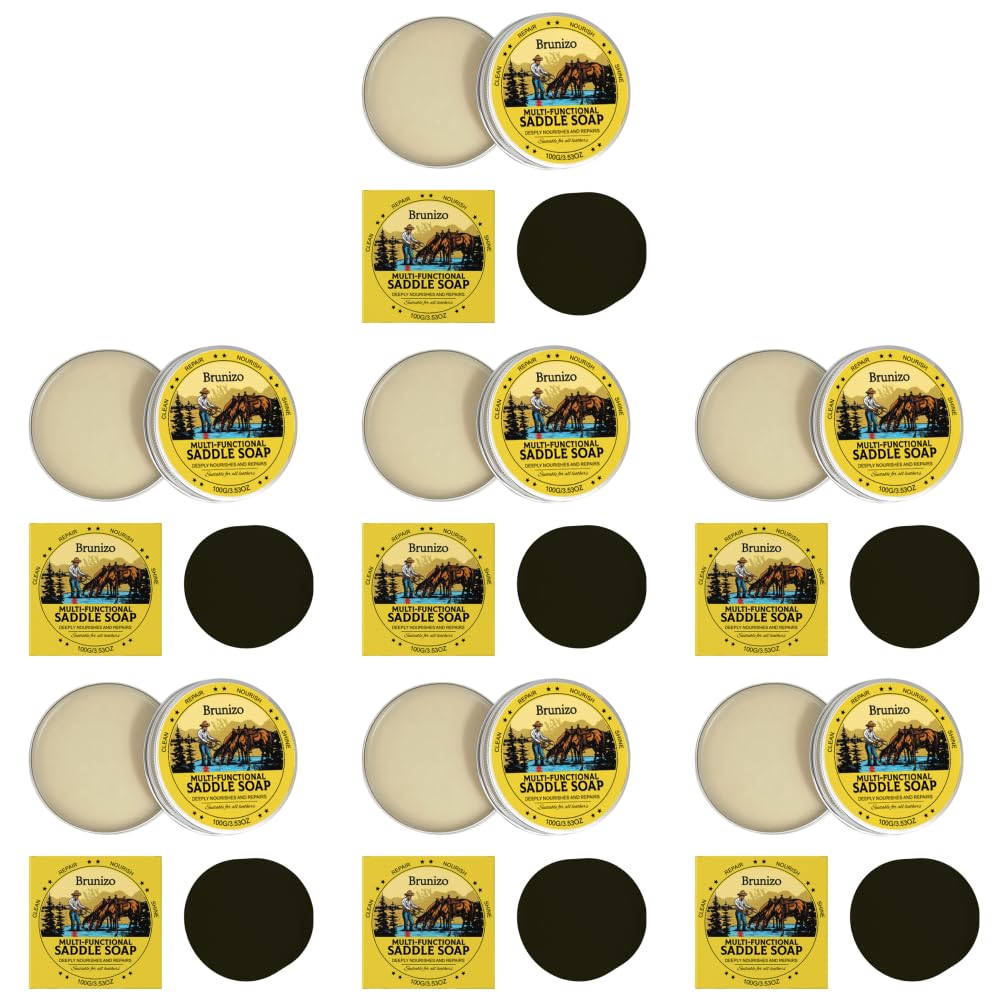 Saddle Soap Leder-Reinigungsschwamm, Lederpflege, Schutz, Weichmachung für Auto, Taschen, Sättel, 105 ml