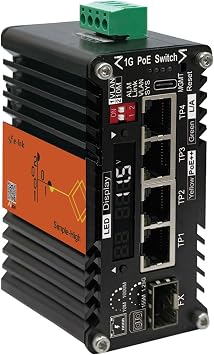 4X1000M RJ45 IEEE802.3at/bt 90W + 1XSFP AI スマートマネージドPoE+スイッチ