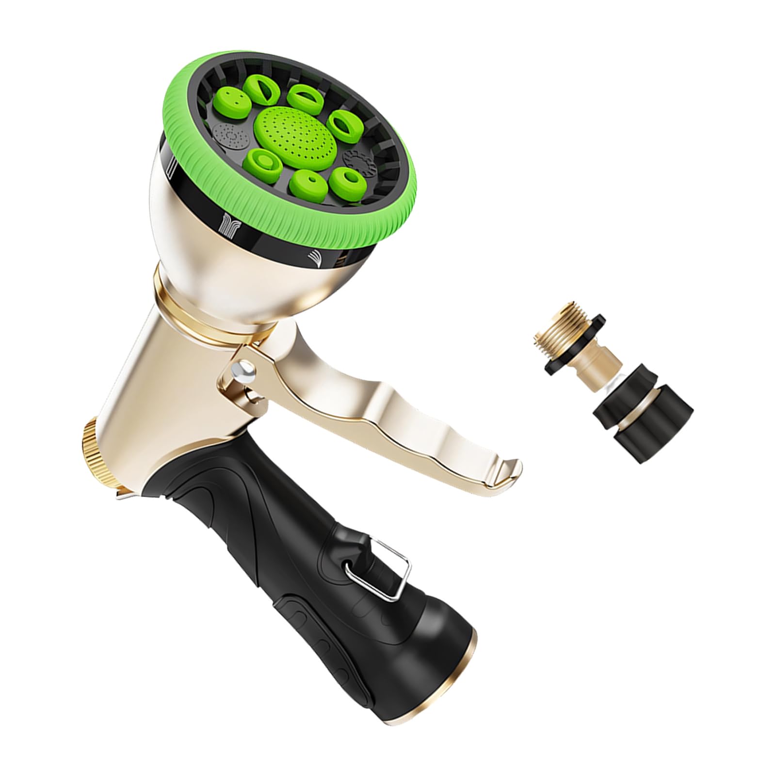 Buse de tuyau d'arrosage ergonomique 9 jets pour simplifier l'entretien du potager et de la cour