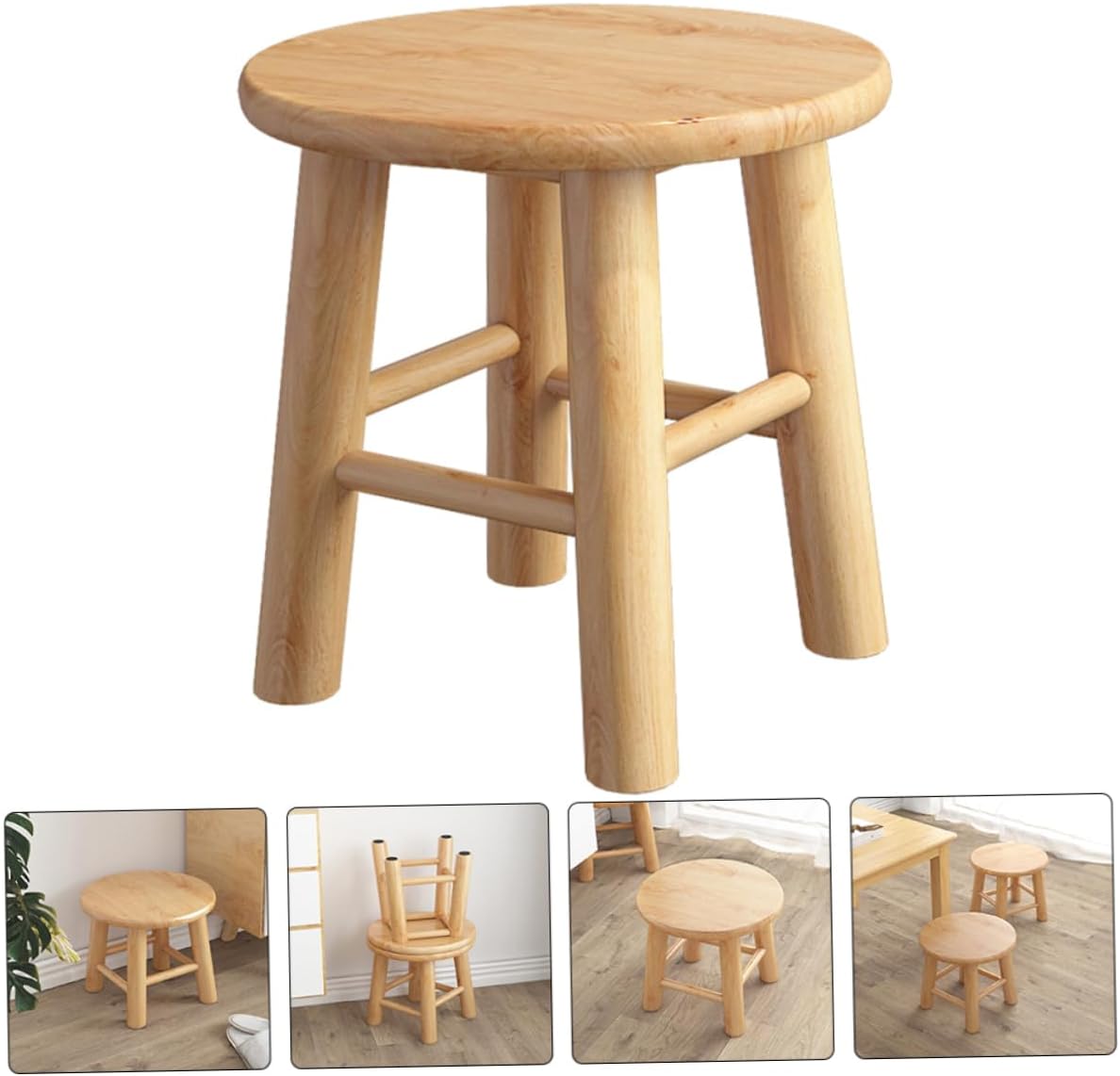 PRETYZOOM Girl Step Stool Boys and Girls Bathroom Stool Stable Safe Multi-Purpose Portable