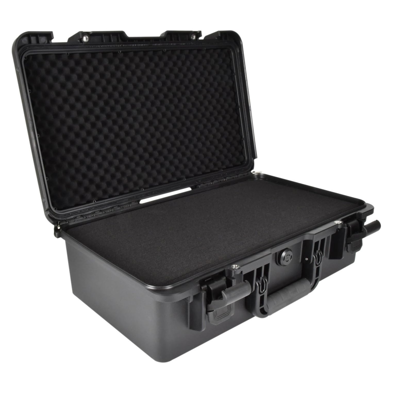 Citronic Caja de equipo resistente al agua, resistente a los impactos, clasificación IP66, interior de espuma, caja de almacenamiento resistente para herramientas, dimensiones internas (ancho x alto x