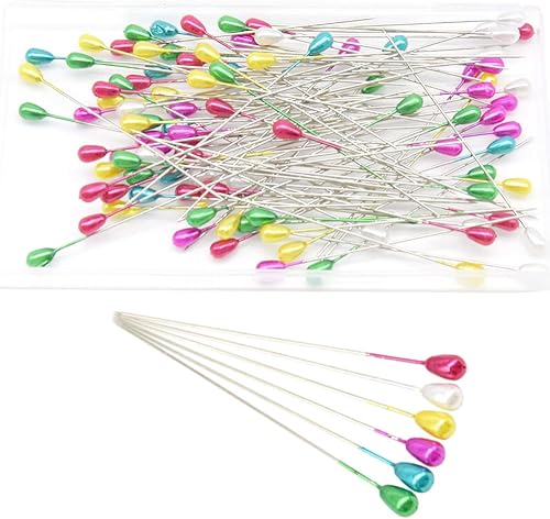 150 alfileres de ramillete para ramo de boda, diseño de lágrima de colores, para ramo de boda, para tela, joyería, bricolaje, decoración de flores