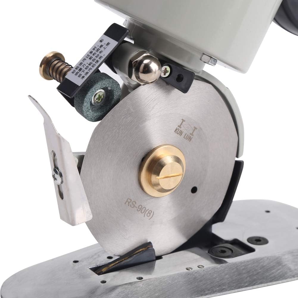 Electric Cloth Cutter, 90mm Blade Proffessional Electric Cloth Cutter, Fabric Cutting Machine for Clothing, Leather Goods, Textiles, Rubber Products (1#)